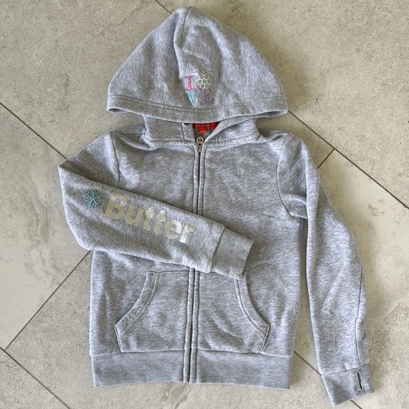 BUTTER
Winter Emoji Burnout Fleece Zip Hoodie - Picture 8 of 12
